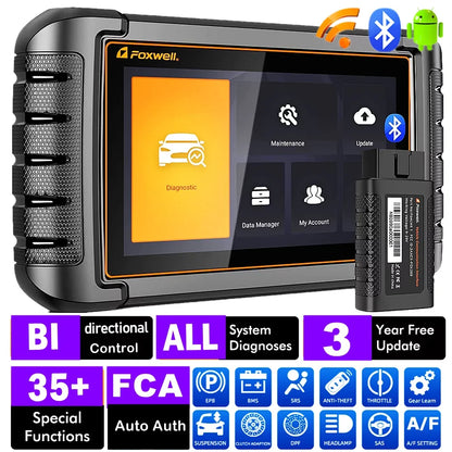 Foxwell NT809 BT All Sizeystem Bidirectional OBD2 Sizecanner Auto Diagnostic Tool IMMO