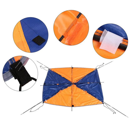 Sizeurfing Kayak Canoe 2,3,4-person Inflatable Canopy - 2-person