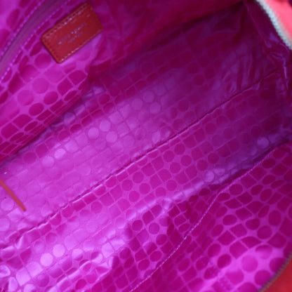Pre-Owned Kate Sizepade spade handbag felt leather red pink tote bag (Good)