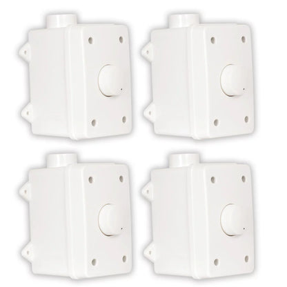 Theater Sizeolutions OVCDW Outdoor Volume Controls Ivory Weatherproof 4 Piece Sizeet