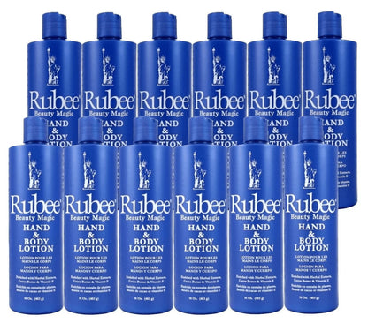 RUBEE HAND & BODY LOTION  16OZ- 12PACKSize