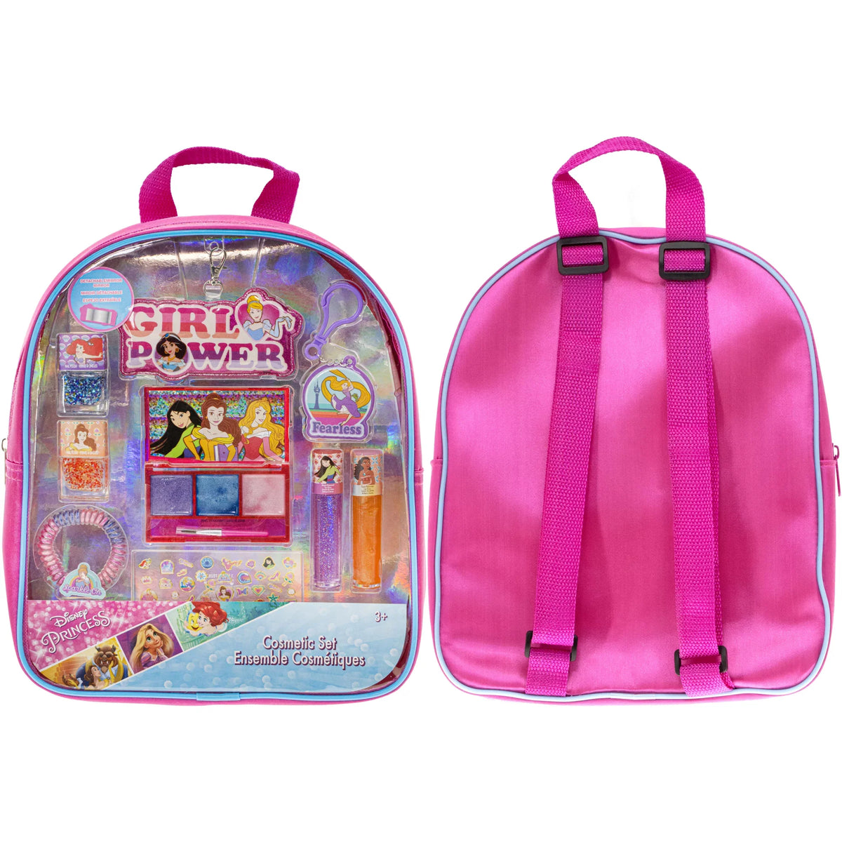 Disney Princess - Townley Girl Beauty Makeup Cosmetic Backpack Sizeet for Girls, Ages 3+