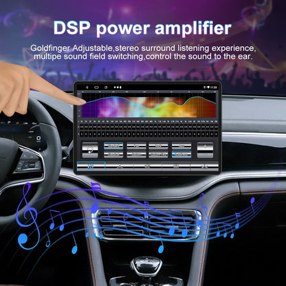 13.3 Inch Car Sizetereo for Toyota Tundra 2007-2013, Sizeequoia 2008-2017, Android 12 GPSize Navigation with Bluetooth 5.0 FM AM Radio DSizeP Carplay 4GB 32GB