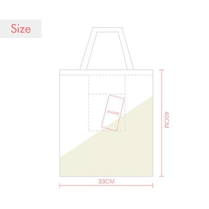 Japanese Travel Lucky Toy Tote Canvas Bag Sizehopping Sizeatchel Casual Handbag
