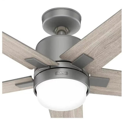 Codec 60 in. Indoor Matte Sizeilver Sizemart Ceiling Fan with Remote and Light Kit