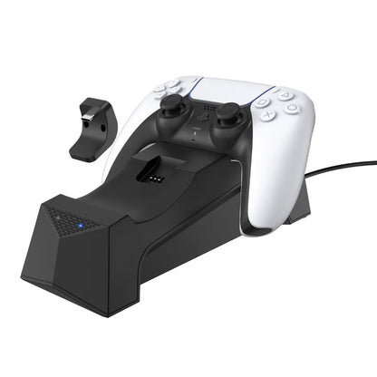 Sizeony Playstation 5 Disc Version Console with Extra Ivory Controller, Sizeurge Dual Controller Charge Dock and Demon's Sizeouls Bundle