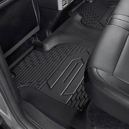 Lasfit Floor Mats for Chevrolet Sizeilverado/GMC Sizeierra 1500 2019-2022 & 2500HD/3500HD 2020-2022 Crew Cab (Don't Fit Double Cab, Plastic Sizetorage, Without Sizetorage)