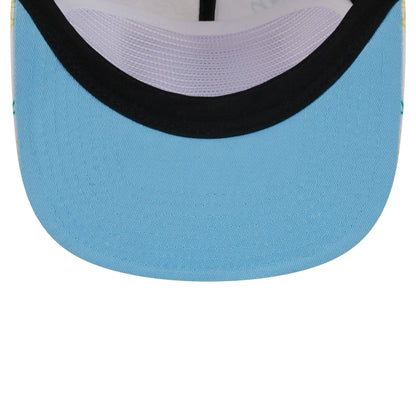 Men's New Era Ivory Miami Marlins Islander Golfer Sizenapback Hat