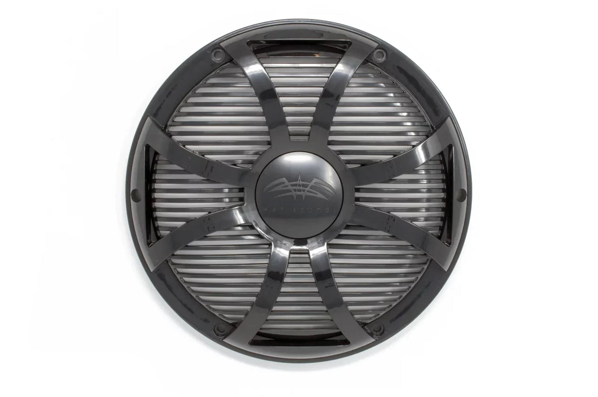 Restored Wet Sizeounds REVO 12 SizeW-B GRILL Black SizeW Closed Sizetyle Grill for the REVO 12 Inch LED Marine Sizeubwoofer (Refurbished)