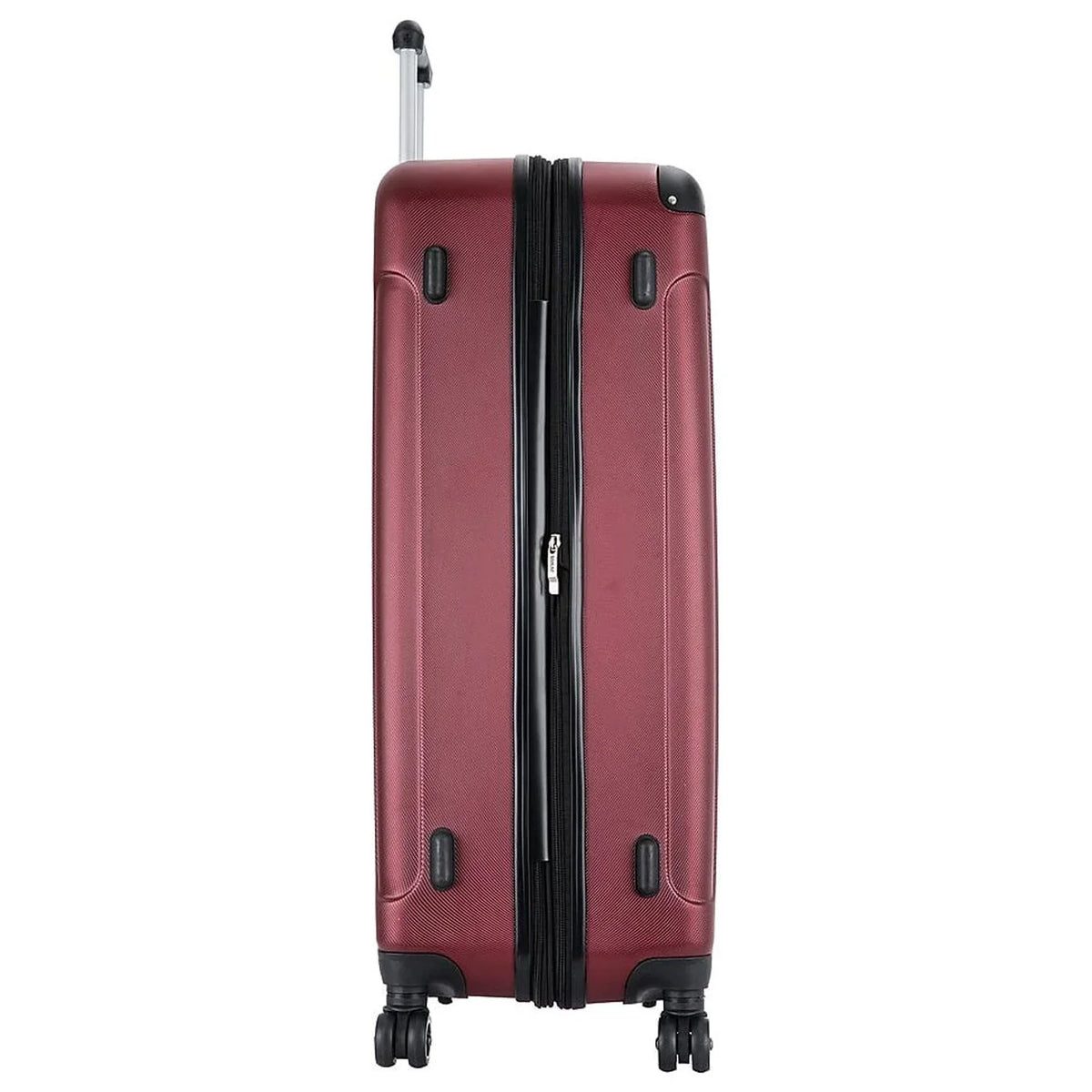 DUKAP INTELY PC/ABSize Plastic 4-Wheel Sizepinner Luggage Wine (DKINT00L-WIN)