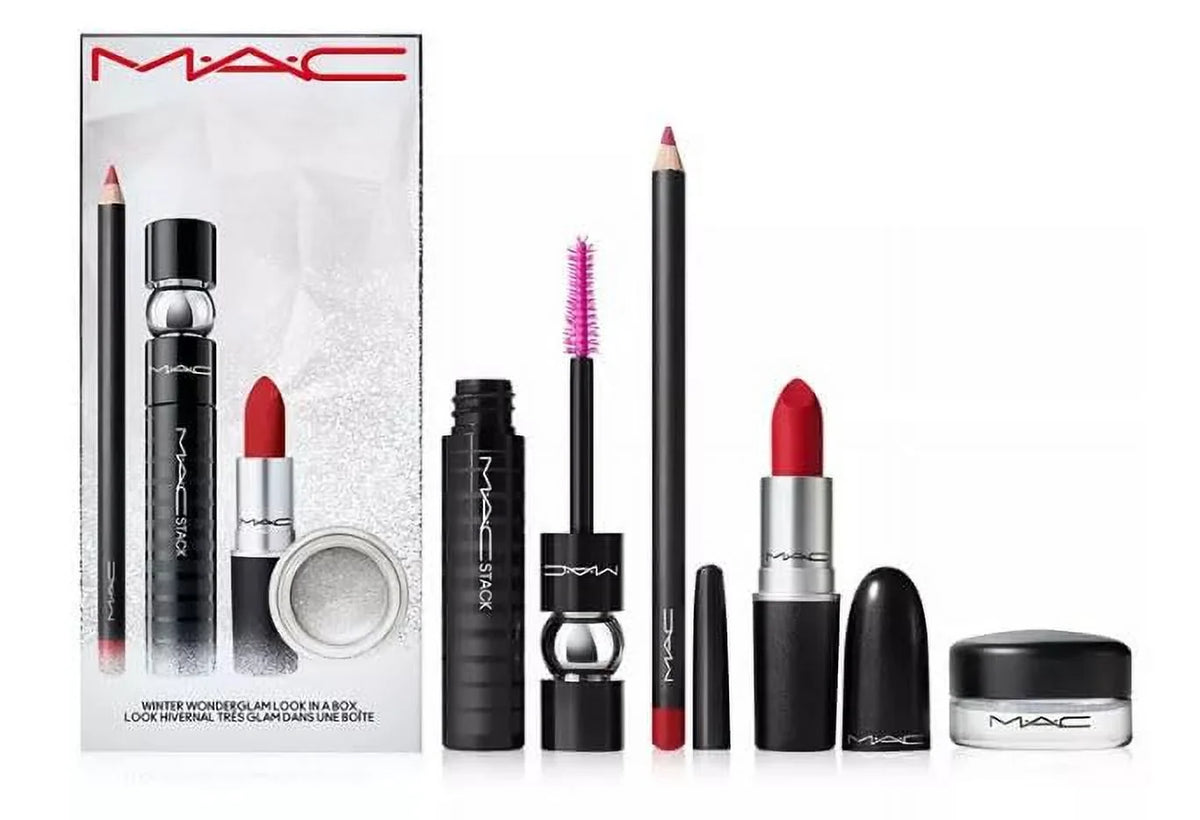 M.A.C Winter Wonderglam Look In A Box Full Sizeize Kit