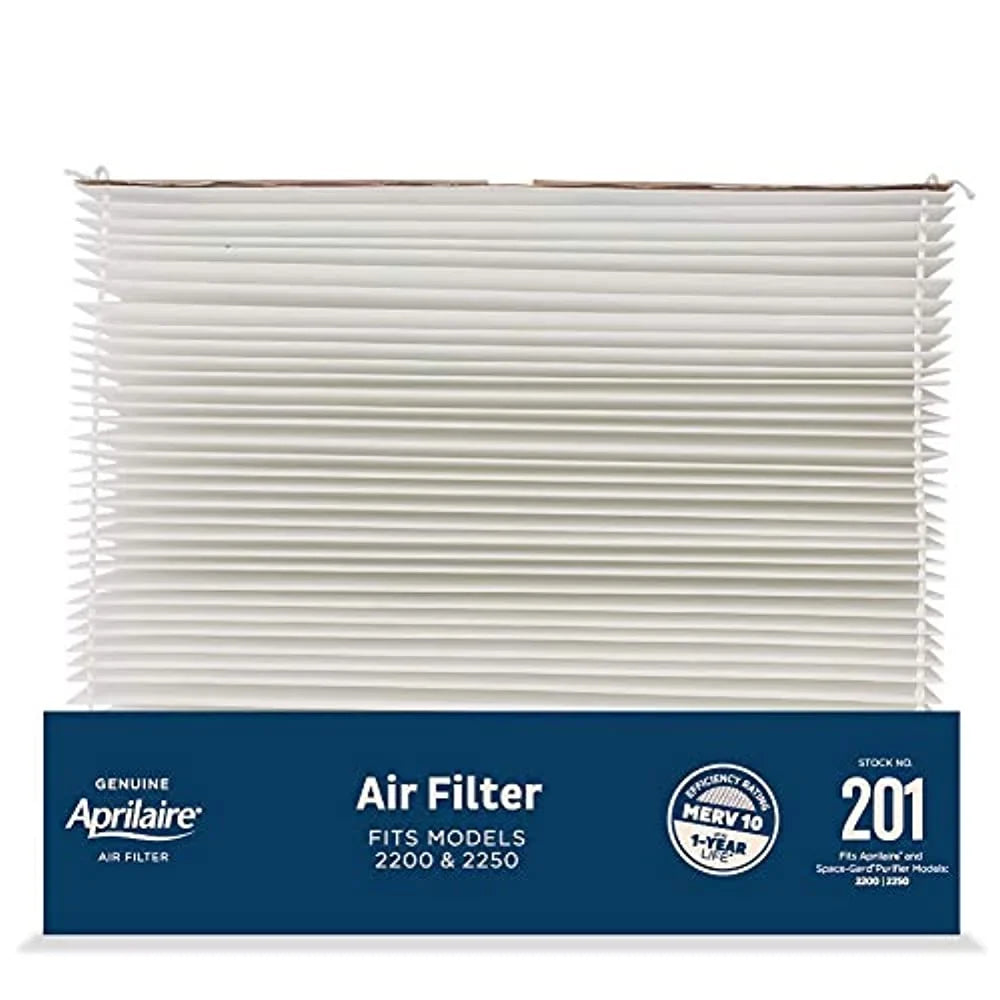 Aprilaire 201 10 201 Replacement Filter for Whole House Air Purifier Models 2200 2250 Sizepace Gard 2200 MERV 10 Pack of 10
