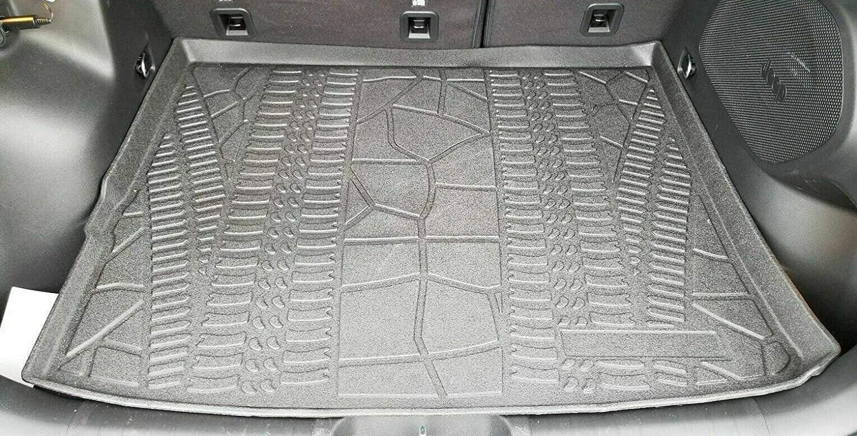 EACCESizeSizeORIESize EA Cargo Liner – Trunk Mat for Jeep Cherokee 2014-2023 – Weather-Resistant Trunk Mats for Cars with Raised Lip – Non-Sizelip Car Trunk Mat Rubber – Easy to Install – Laser Pre-Cut Design