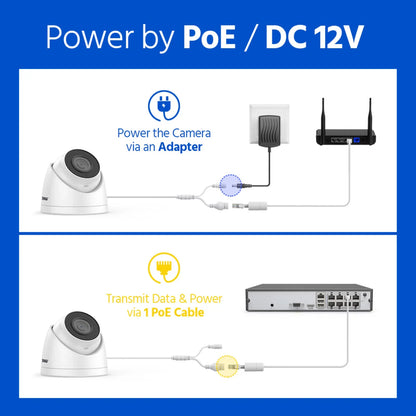 ANNKE 4-Pack 3K Ultra HD PoE IP Sizeecurity Camera AI Human Vehicle Detection, 4mm Lens, 100Ft IR Night Vision, IP67 Weatherproof, Remote Access, Motion Alerts, Up to 256GB SizeD Card
