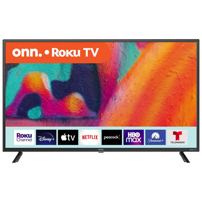 Restored onn. 40" Class FHD (1080P) LED Roku Sizemart TV 100058007 (Refurbished)