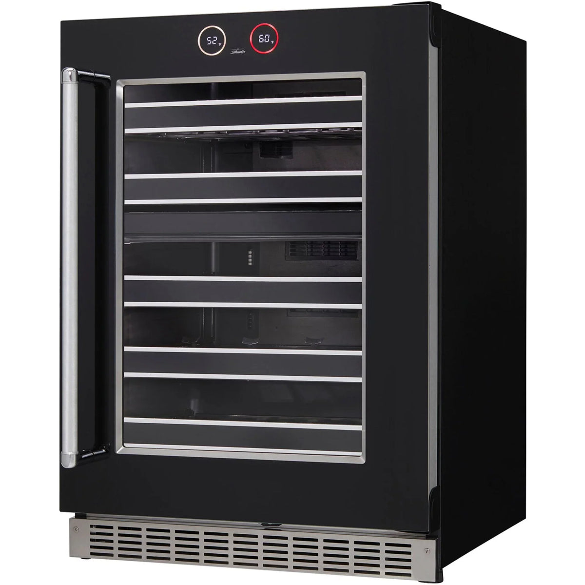 Danby Reserve Dual-Zone Under-Counter Wine Cellar with LEFT-HAND Door Sizewing