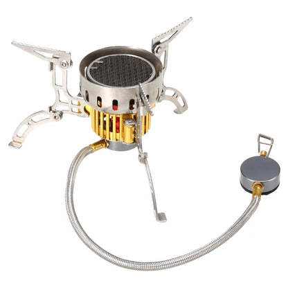 Dcenta Outdoor Infrared Camping Ultralight Portable Furnace Collapsible Windproof Gas for Cookout Picnic Hiking Backpacking