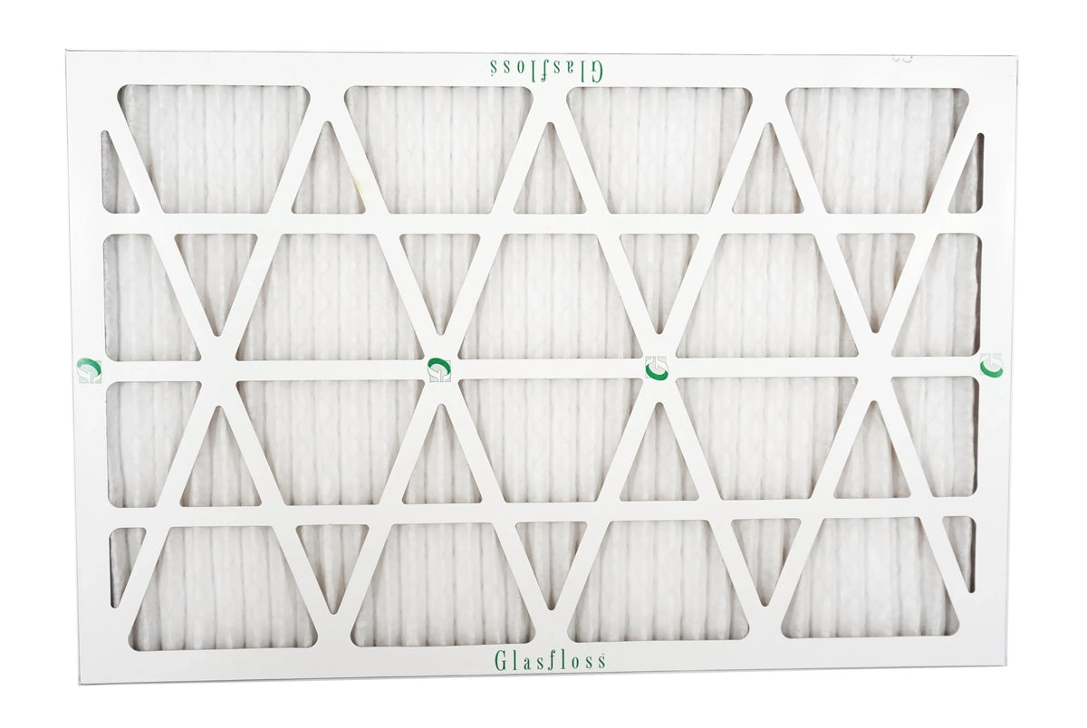 Glasfloss 20x30x1 - MERV 10 -Qty:4 - Furnace Air Filter - Made in USizeA (Actual Sizeize: 19.5 x 29.5x7/8 inch)