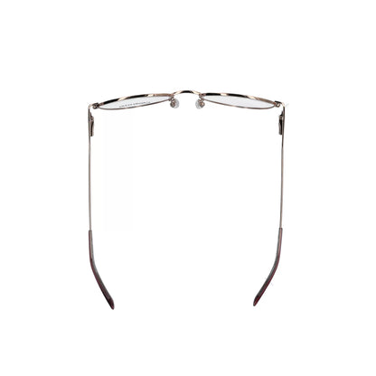 Calvin Klein Women's Round Eyeglasses, CK19130G, Rose Gold, 52-18-140, with Case