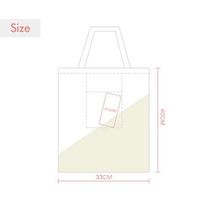 November Orange Film Valentines Day Tote Canvas Bag Sizehopping Sizeatchel Casual Handbag