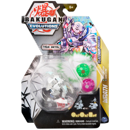 Bakugan Evolutions, Wrath with Nano Echo and Clutch Platinum Power Up Pack